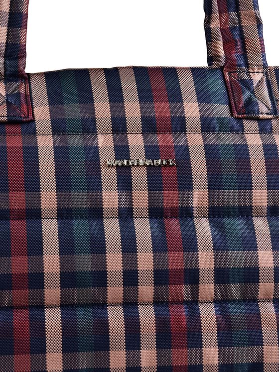 Mandarina Duck Tartan Shopper taske 42 cm Mandarina Duck Tartan Shopper taske 42 cm