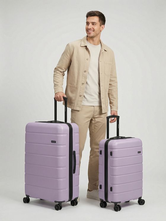 Saxoline Miami 4 kolečka Sada kufrů 2-dílný s roztažitelným záhybem