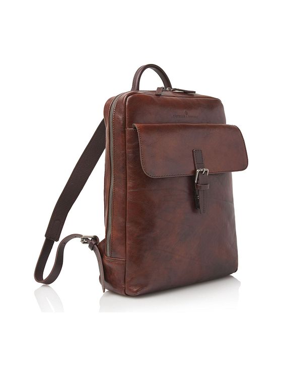 Castelijn & Beerens Rien rygsæk RFID læder 40 cm laptoprum