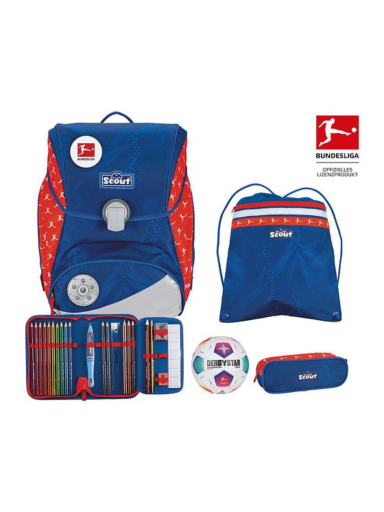 Scout Alpha Bundesliga Skoleransel-sæt 6-delt