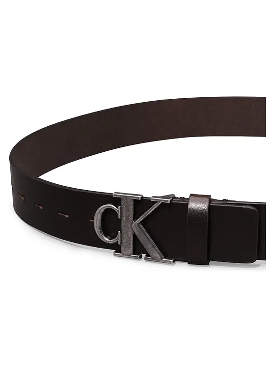 Calvin Klein Jeans Round Mono Bælte Læder Calvin Klein Jeans Round Mono Bælte Læder