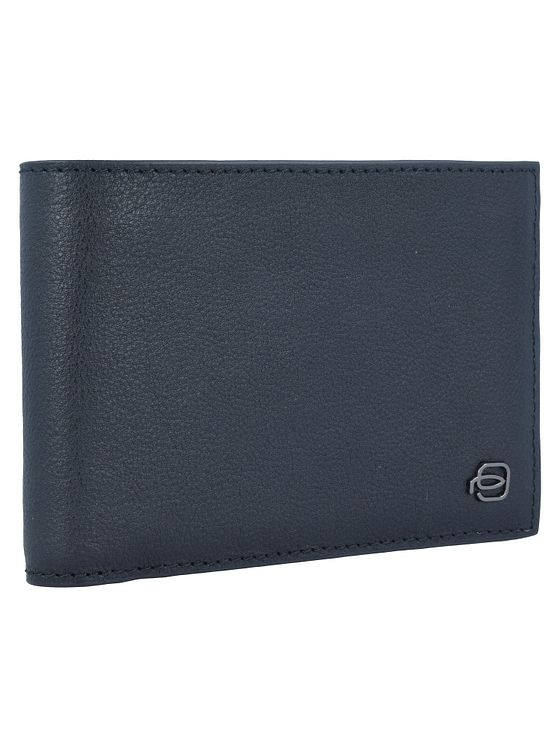 Piquadro Sort firkantet pung i RFID-læder 12,5 cm Piquadro Sort firkantet pung i RFID-læder 12,5 cm