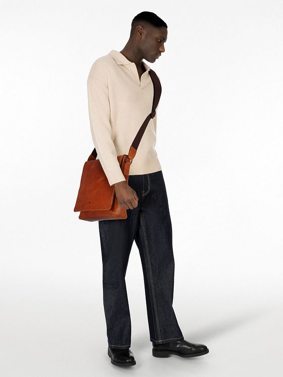 Greenburry Newport Messenger-taske Læder 24 cm