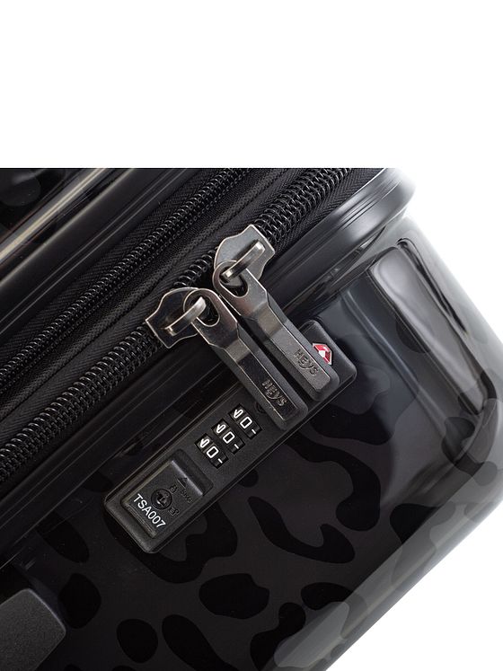 Heys Black Camo 4 hjul Kabinetrolley S 53 cm med strækfold
