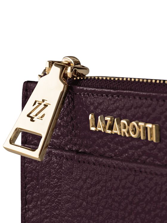 Lazarotti Bologna lædernøgleholder Kortholder i læder 11,5 cm med rum til luftmærker Lazarotti Bologna lædernøgleholder Kortholder i læder 11,5 cm med rum til luftmærker