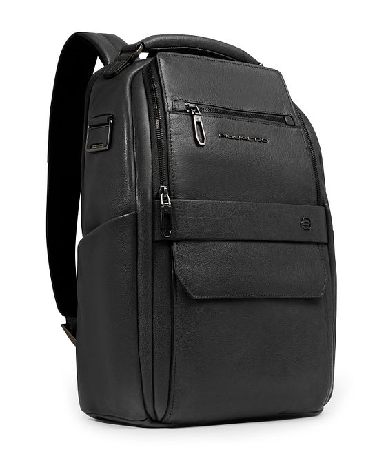 Piquadro Solm Daypack Læder 39 cm Laptoprum
