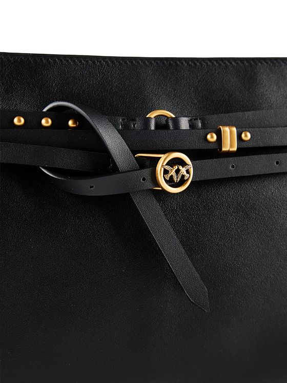PINKO Belt Bag Classic Skuldertaske Læder 33 cm
