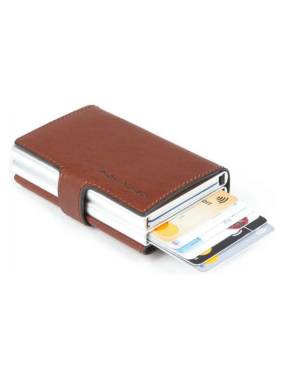 Piquadro Blue Square kreditkortholder RFID læder 7 cm Piquadro Blue Square kreditkortholder RFID læder 7 cm