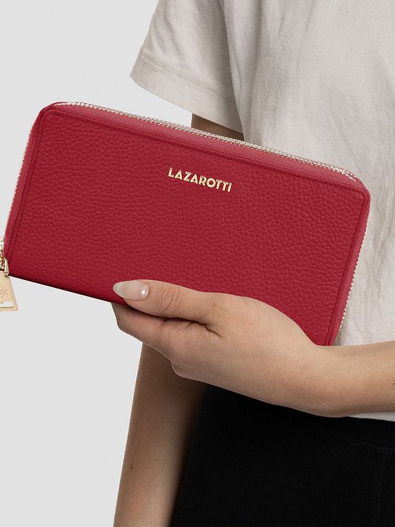 Lazarotti Bologna Leather Pung RFID-beskyttelse Læder 20 cm