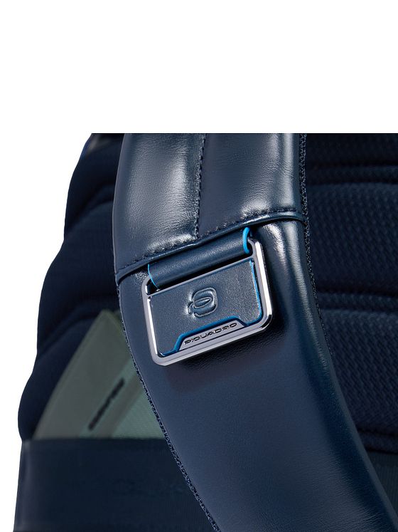 Piquadro Blue Square Daypack RFID-beskyttelse Læder 37 cm Laptoprum