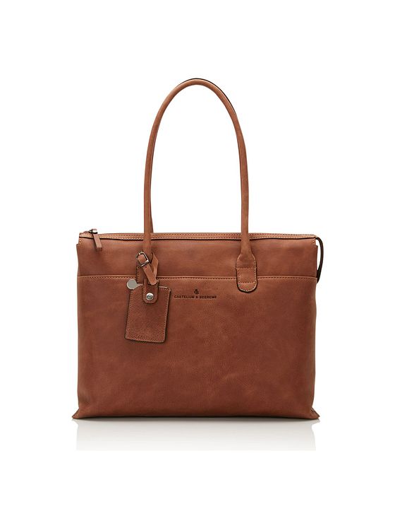 Castelijn & Beerens Carisma skuldertaske RFID-læder 40 cm laptoprum