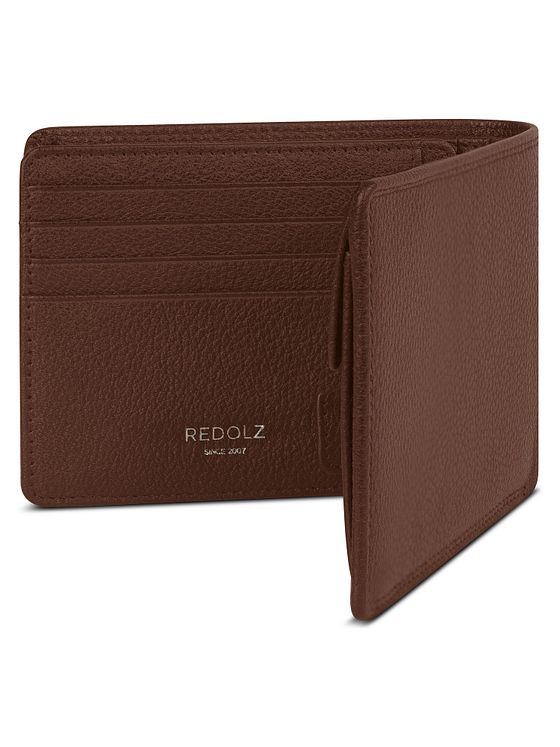Redolz Leather Essentials QF pung RFID læder 12 cm fold-ud med lynlåsrum Redolz Leather Essentials QF pung RFID læder 12 cm fold-ud med lynlåsrum