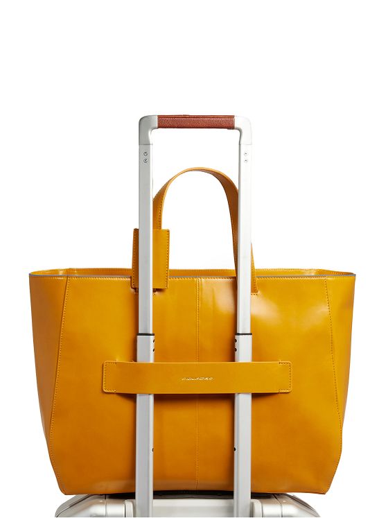 Piquadro Blue Square Nákupní taška Kůže 40 cm