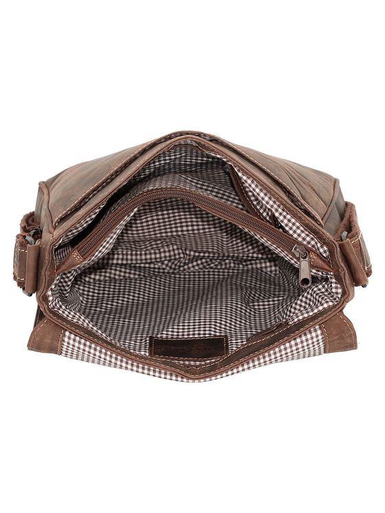 Jack Kinsky Baltimore 4 axelremsväska läder 28 cm