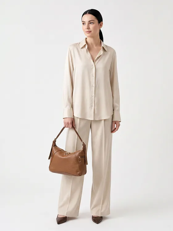 Mandarina Duck Daisy Bolsa de hombro Piel natural 26 cm Mandarina Duck Daisy Bolsa de hombro Piel natural 26 cm