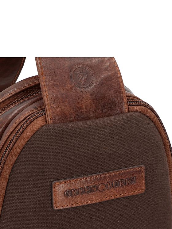 Greenburry Rugged Skuldertaske Læder 17 cm