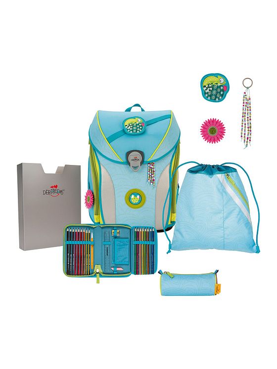 DerDieDas ErgoFlex Max LED Skoleransel-sæt 5-delt