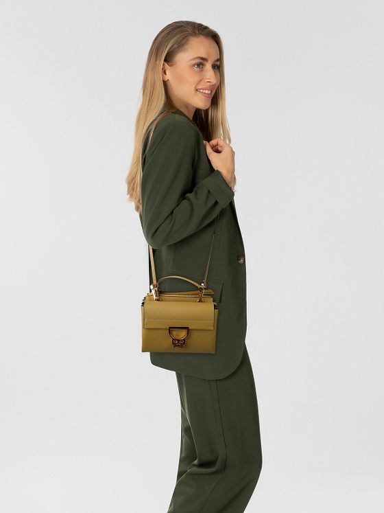 Coccinelle Kabelka Arlettis kožená 19 cm