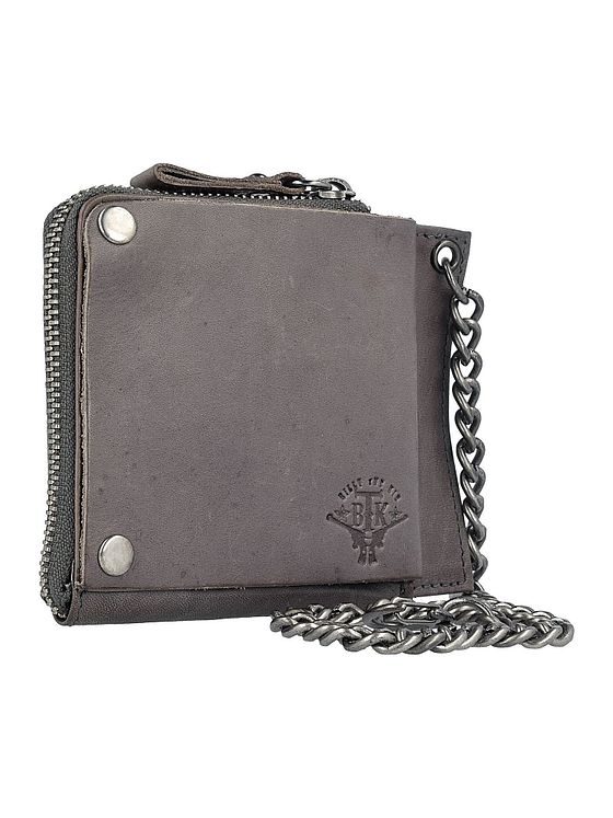 Billy the Kid Nasty Cowboys kædepung i læder 12,5 cm