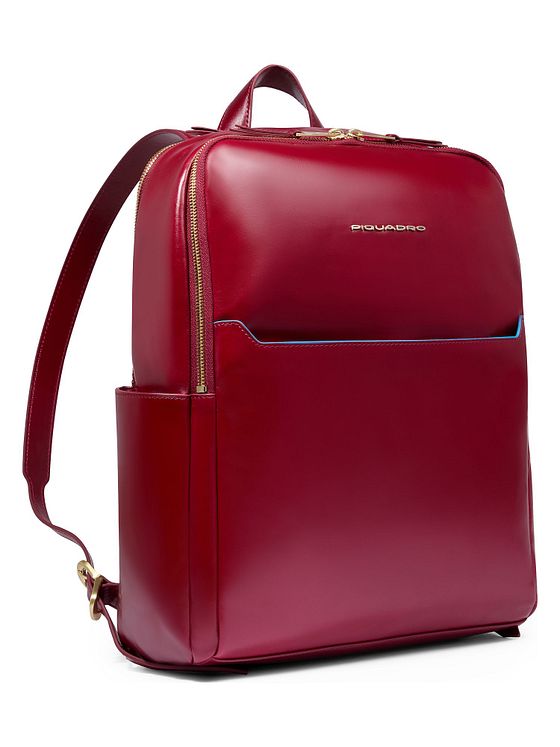 Piquadro Blue Square Daypack RFID-beskyttelse Læder 37 cm Laptoprum