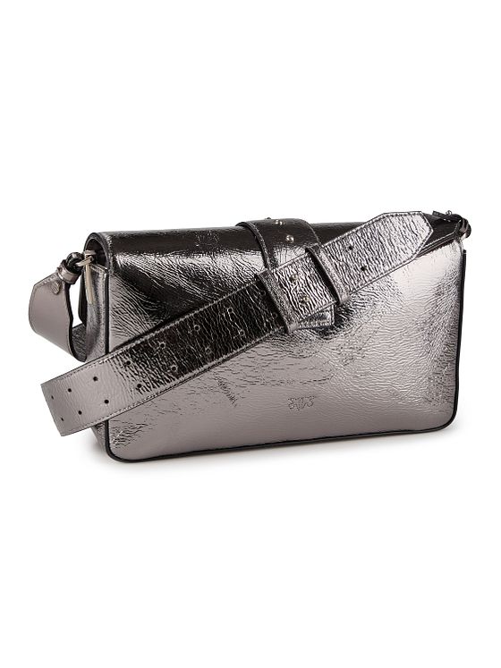 PINKO Love One Classic Skuldertaske Læder 27 cm