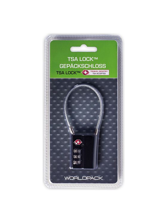 Worldpack Reiseaccessoires Kuffertlås med kode 9.5 cm