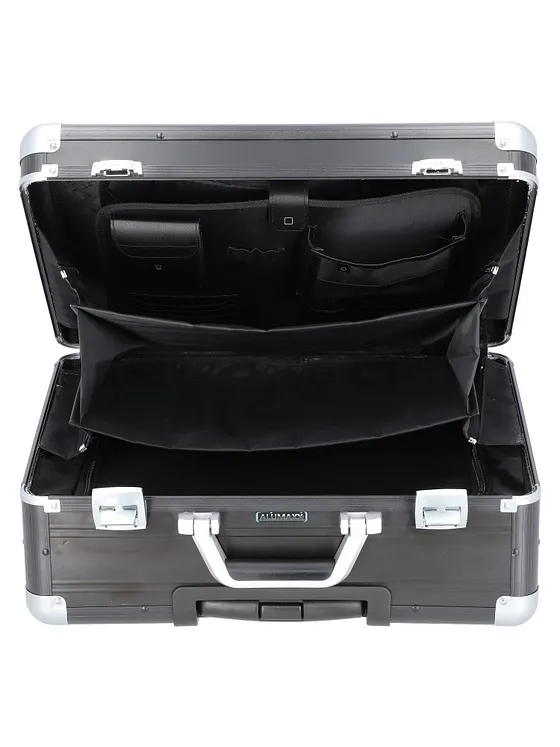 Alumaxx Trolley ejecutivo de aluminio con 2 ruedas y compartimento para portátil de 37 cm Alumaxx Trolley ejecutivo de aluminio con 2 ruedas y compartimento para portátil de 37 cm