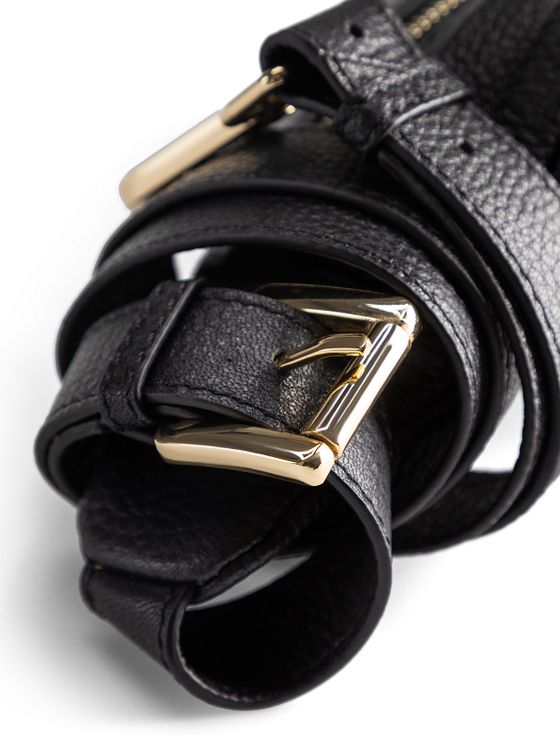 Lazarotti Bologna Kožená taška s dvojitým zipem Crossbody Leather 25 cm