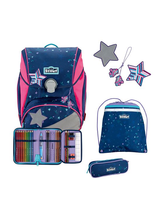 Scout Alpha Skoleransel-sæt 4-delt