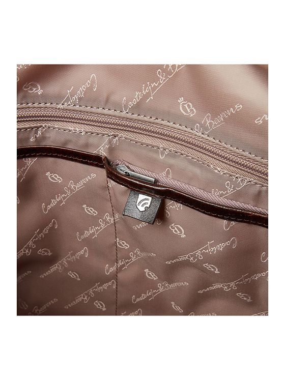 Castelijn & Beerens Rien Skuldertaske RFID-beskyttelse Læder 40 cm Laptoprum