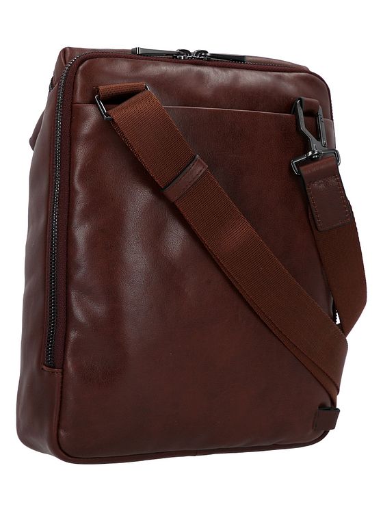 Piquadro Philip Skuldertaske Læder 27 cm