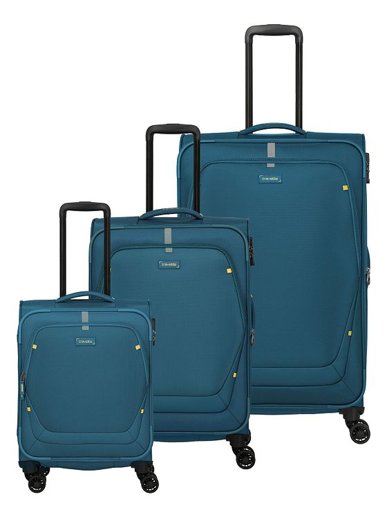 Travelite Umbria 4 kolečka Sada kufrů 3-dílný s roztažitelným záhybem