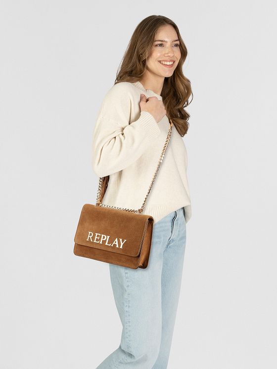 Replay Skuldertaske Læder 25.5 cm