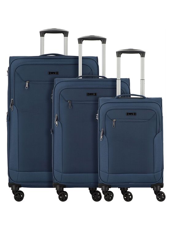 d & n Travel Line 6804 4-hjulet kuffertsæt 3 stk.