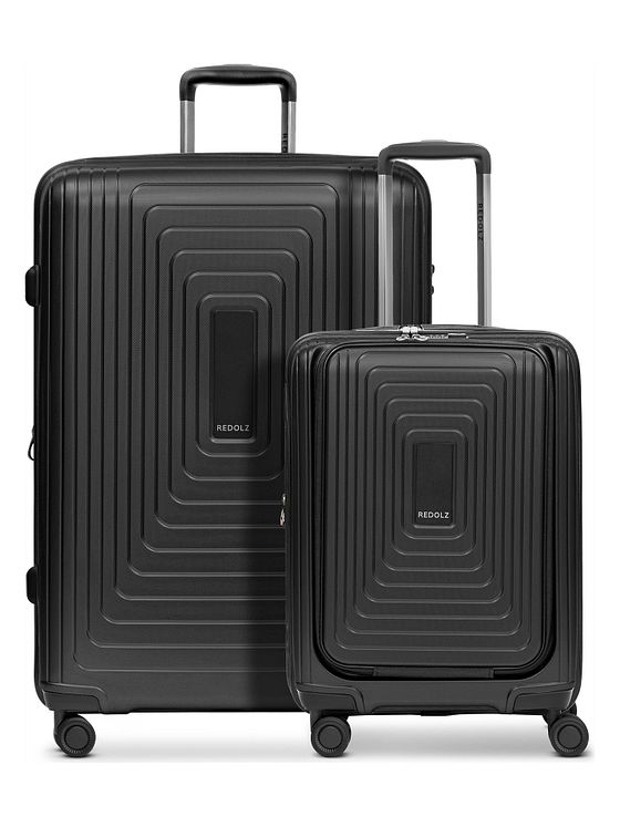 Redolz Essentials 14 4-hjuls kuffertsæt 2 stk. laptoprum med stretchfold