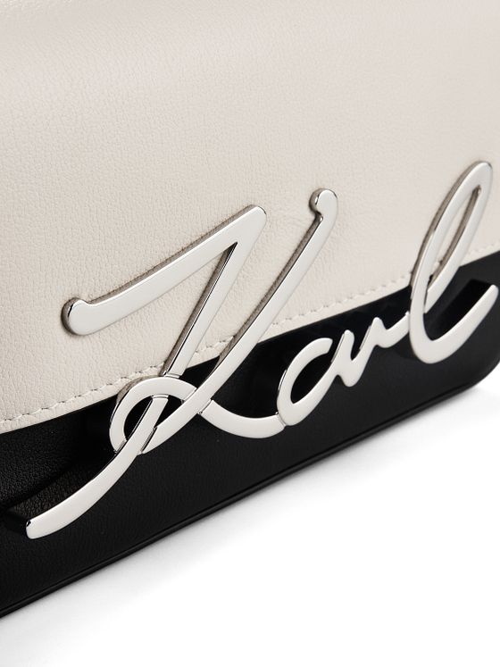 Karl Lagerfeld Signature 2.0 Skuldertaske Læder 22 cm Karl Lagerfeld Signature 2.0 Skuldertaske Læder 22 cm