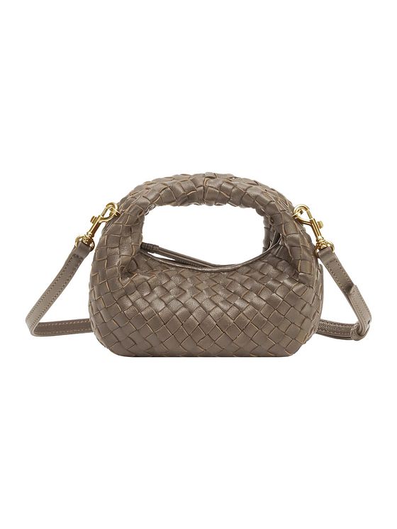 LES VISIONNAIRES Greta Micro weave Håndtaske Læder 20 cm