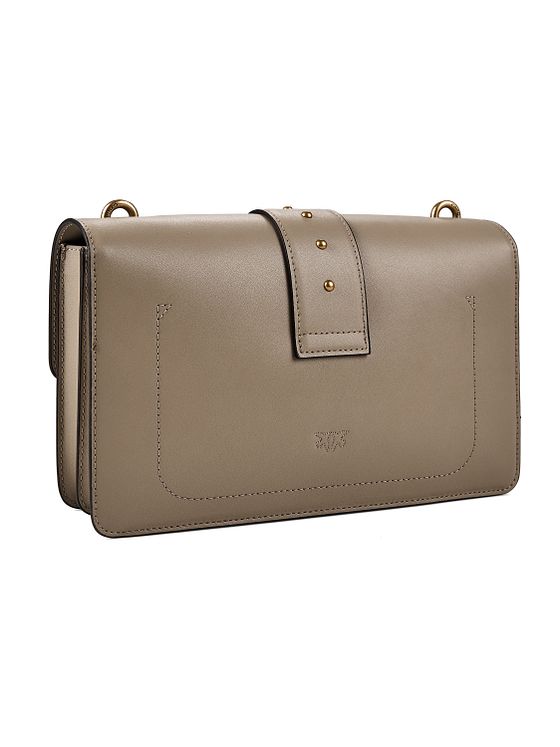 PINKO Love One Bolsa de hombro Piel natural 26 cm PINKO Love One Bolsa de hombro Piel natural 26 cm
