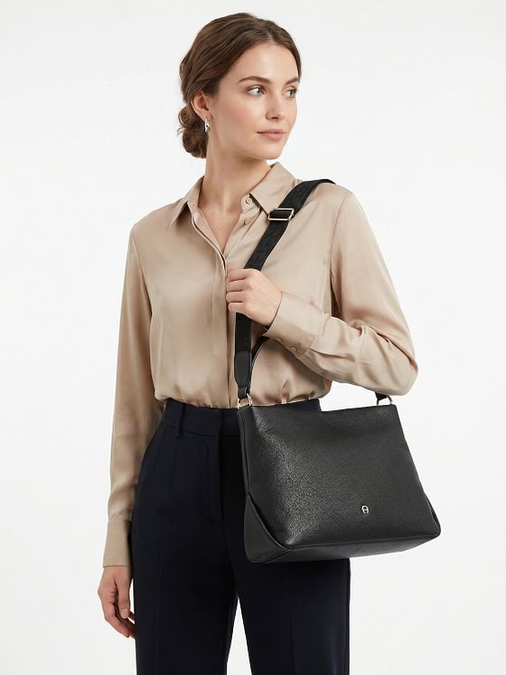 AIGNER Paola Handväska Läder 31 cm