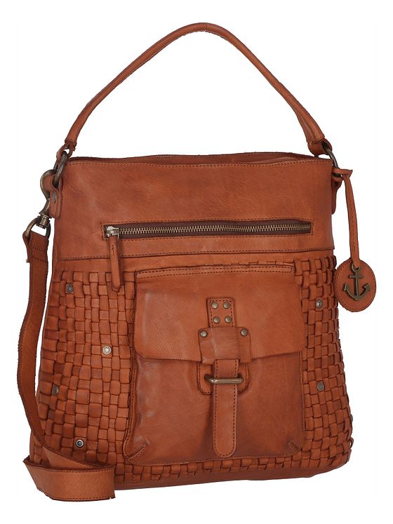 Harbour 2nd Soft Weaving Iris skuldertaske i læder 33 cm