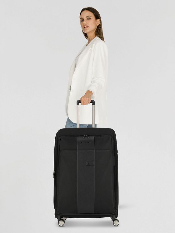 Piquadro Brief 4 hjul Trolley 78 cm med strækfold Piquadro Brief 4 hjul Trolley 78 cm med strækfold