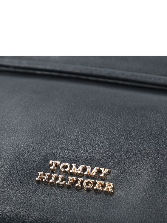 Tommy Hilfiger Pushlock Skuldertaske Læder 22 cm