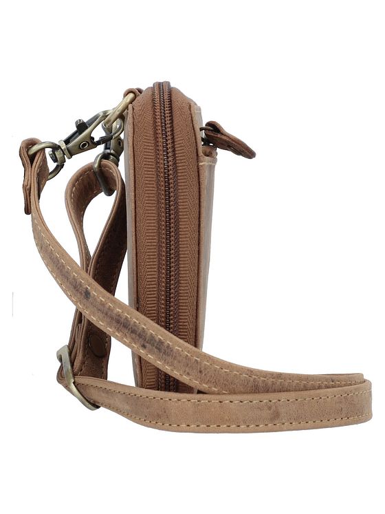 Greenburry Vintage Clutch pung RFID-beskyttelse Læder 21 cm