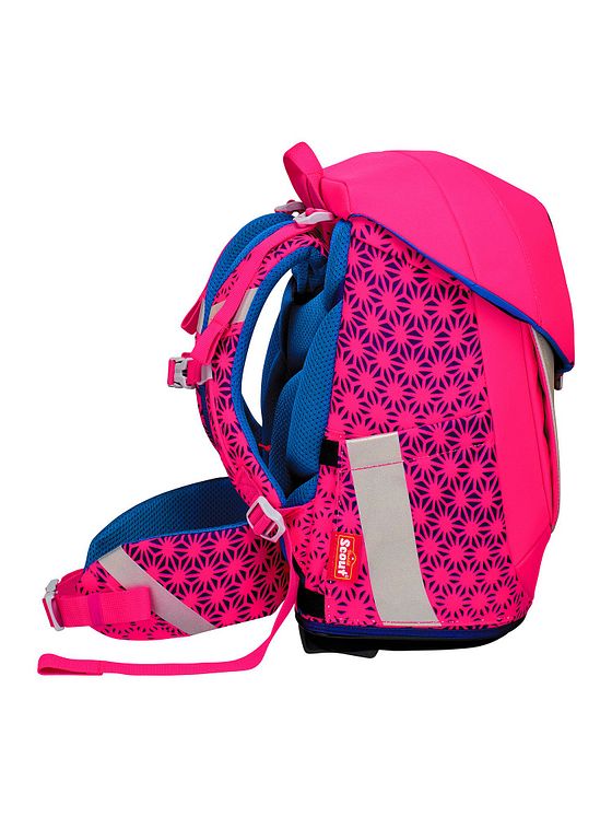 Scout Sunny II Neon Safety Skoleransel-sæt 4-delt Scout Sunny II Neon Safety Skoleransel-sæt 4-delt