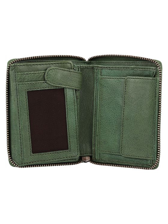 Greenburry Vintage pung i vasket læder 10 cm