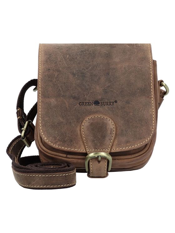 Greenburry Vintage skuldertaske i læder 16 cm Greenburry Vintage skuldertaske i læder 16 cm