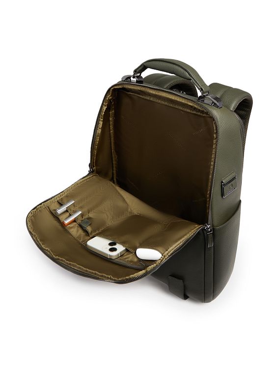 Piquadro Modus Special rygsæk læder 40 cm laptoprum
