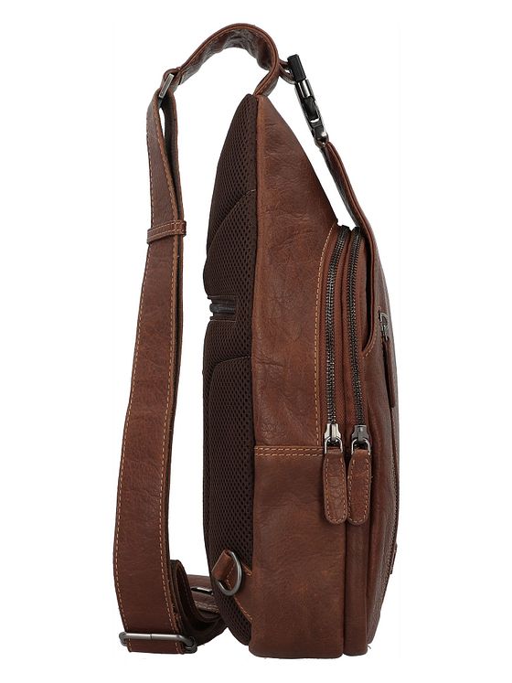 Jack Kinsky Porto 12 skuldertaske i læder 38 cm