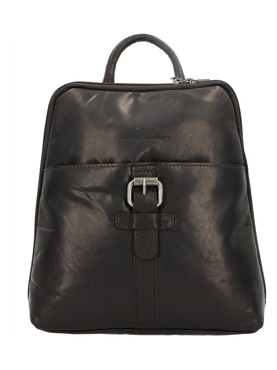 Spikes & Sparrow City-rygsæk i læder 27 cm