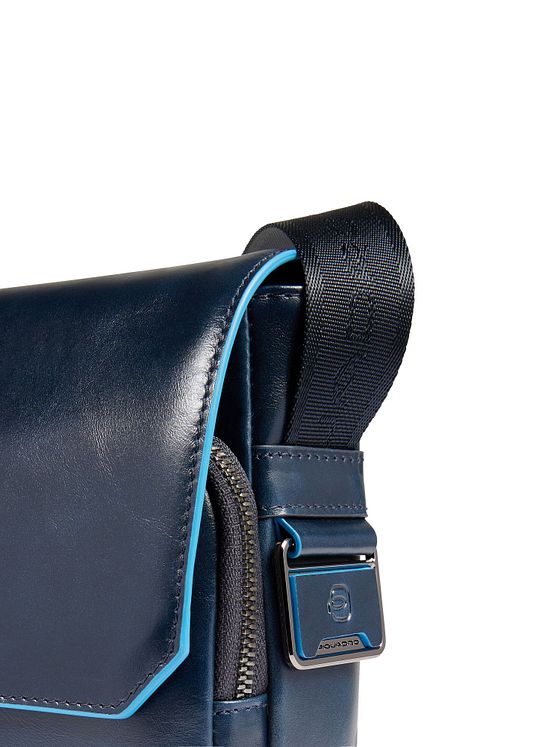 Piquadro Blue Square Messenger-taske Læder 23 cm
